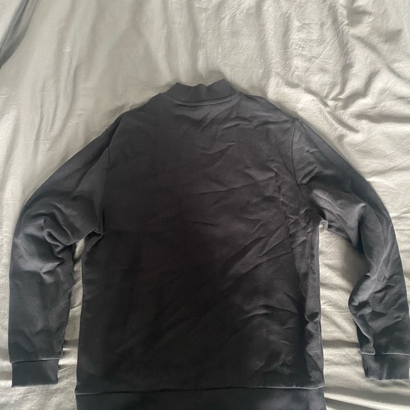 Mens  black Asos quarterzip size L - Picture 2 of 3